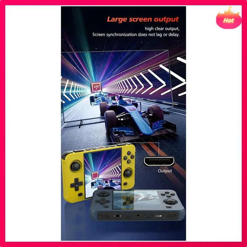 AYHF R40S Retro Video Game Console 16GB+128GB Wifi+BT Linux Support For GBA GBC PSP PS1 N64 DC NDS ARCADE Simulator