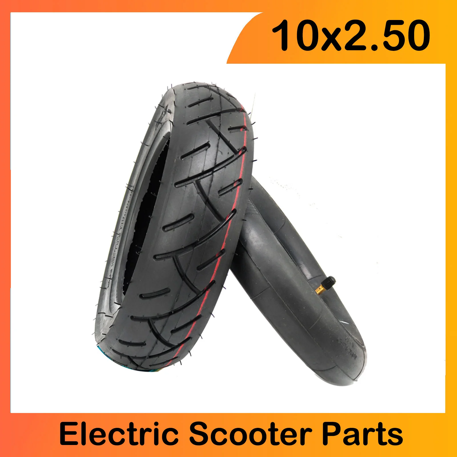 Durable 10-Inch Pneumatic Tire for Electric Scooter and Bicycle Accessories