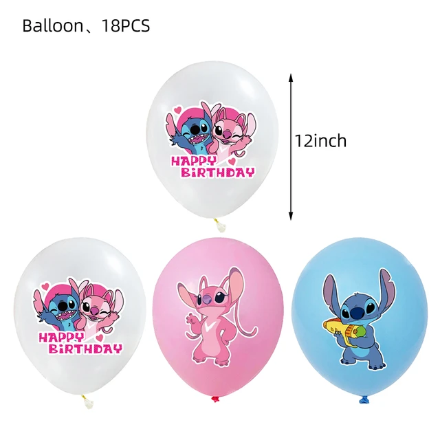 Disney Pink Stitch tema decorazioni per feste di compleanno Baby