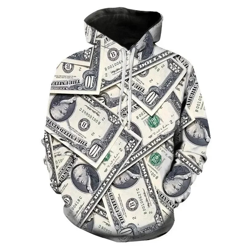 thumbnail image 1 of Sudadera con capucha para hombre de otoño con estampado de lobo animal, jersey estampado 3D, moda urbana, sudadera popular de manga larga de gran tamaño para hombre, 1 of 4