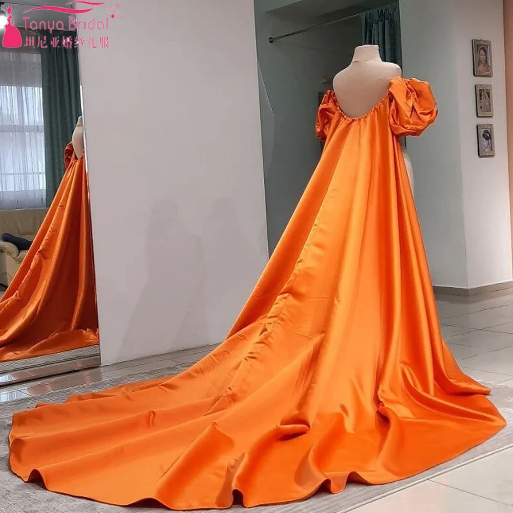 Orange Dyed Capella Satin