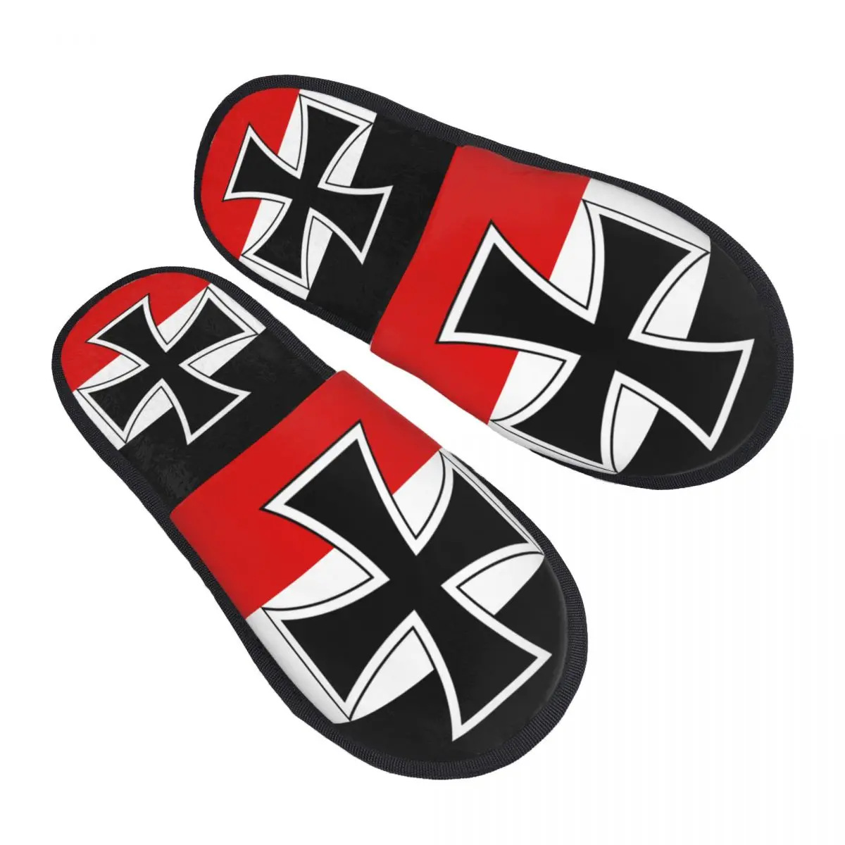 

Custom Print Women Flag Of German Empire House Slippers Cozy Warm National flag Memory Foam Fluffy Slipper Indoor Outdoor Shoes