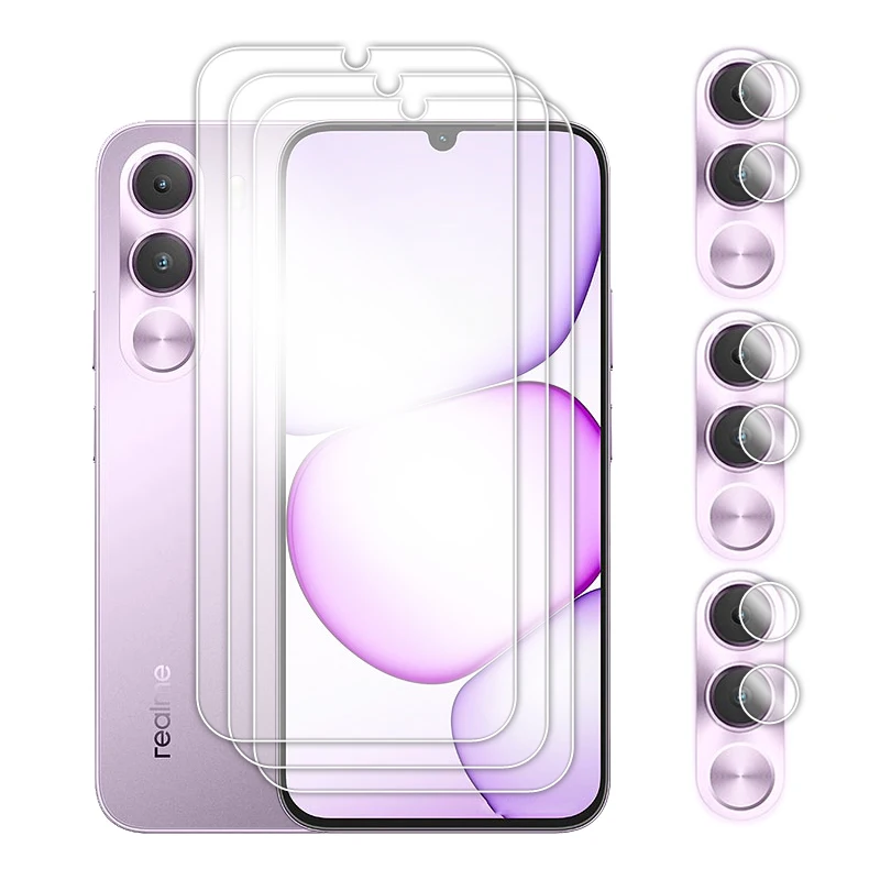 Transparent Tempered Glass Screen Protector and Lens Film