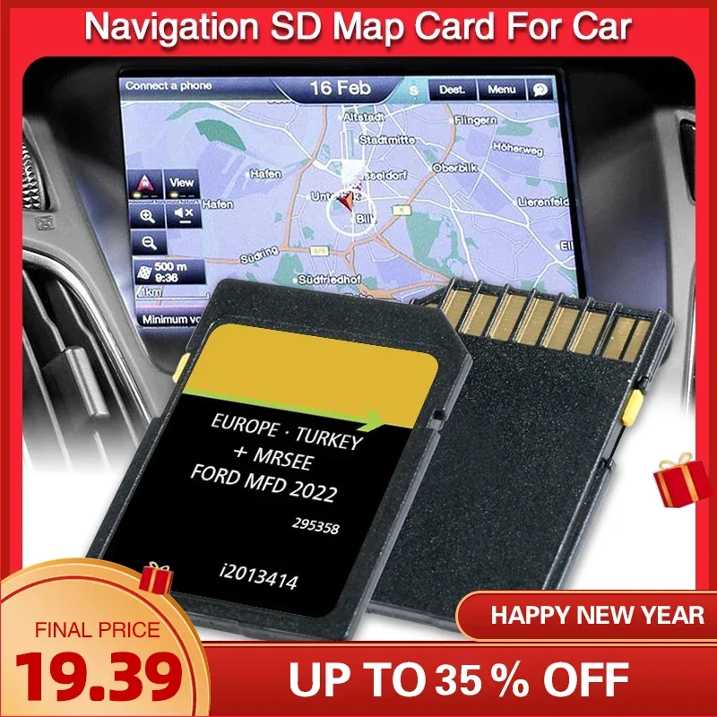 Europa SD Card Maps for Ford MFD System Europe 2022 Latest GPS Version Software