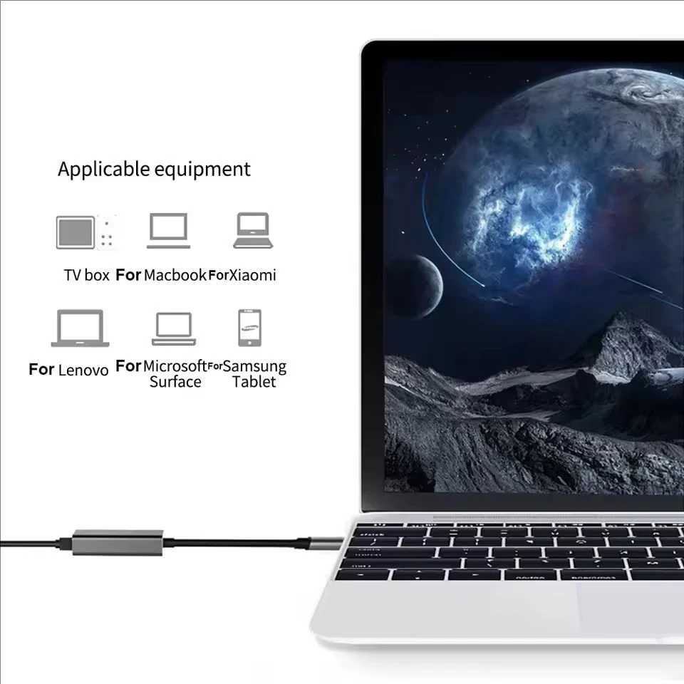 รูปสินค้า อะแดปเตอร์ USB-C 1000Mbps ถึง RJ45