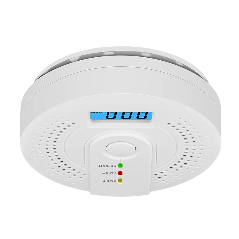 Carbon monoxide alarm independent high sensitive with UL2034 LCD display