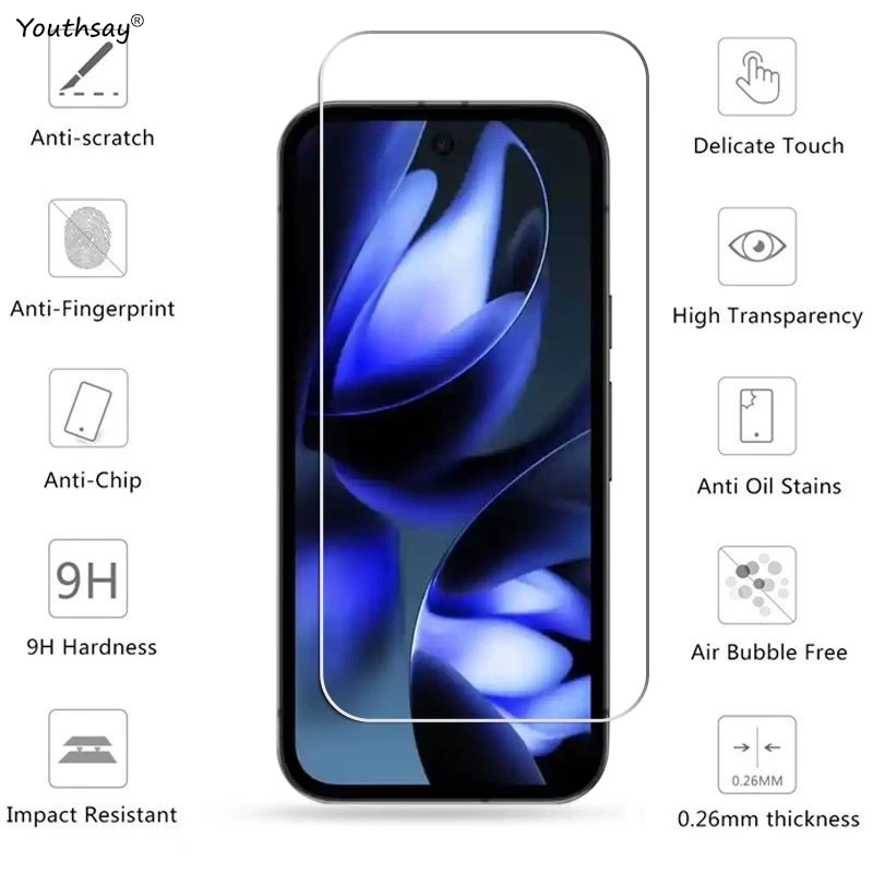 6-in-1 Tempered Glass Screen and Lens Protector Set - HD Protective Film