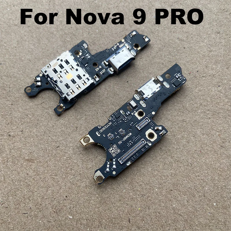 

For Huawei Nova 9 Pro USB Charging Dock Port Board Mic Microphone Connector Fast Flex Cable Repair Parts Global With IC