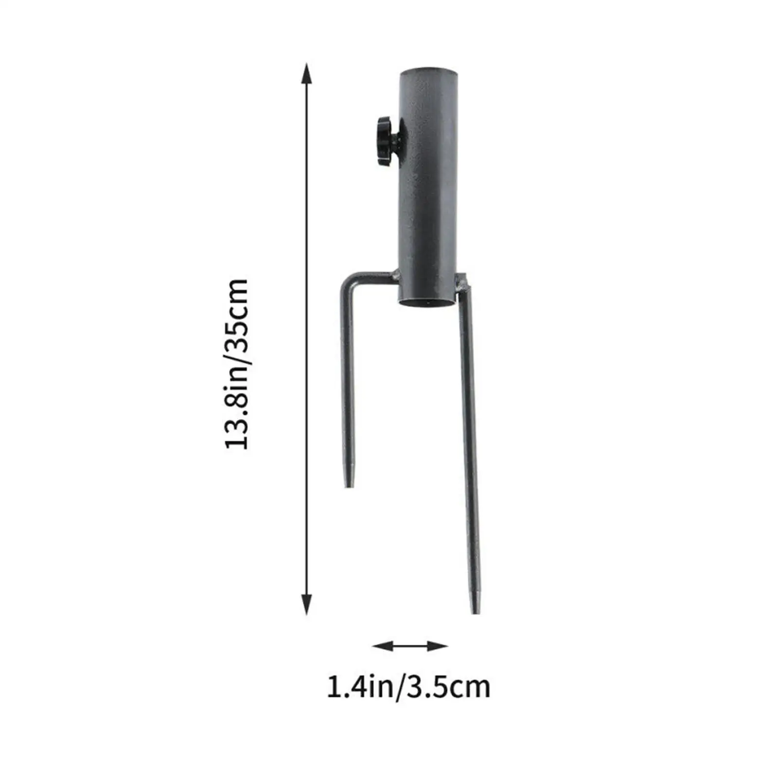 Adjustable Patio Parasol Umbrella Base Brolly Ground Spike Holder Beach Umbrella Base Umbrella Holder