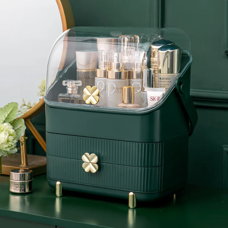 

Transparent Makeup Organizer Cosmetic Organizer Make Up Storage Organizer Aesthetic Bathroom Organizer and Storage Box Holder