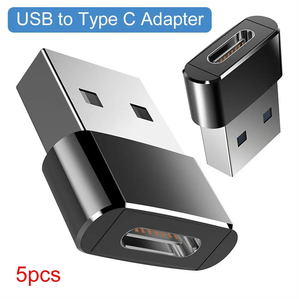 

5/10PCS Universal USB2.0 OTG Male To Type C Female Adapter Converter Type-C Cable Adapter USB-C Data Charger for Android iPhone