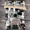 3D Print MANGA Anime My Hero Academia Bedding Set Boys Girls Twin Queen Full Size Duvet Cover Pillowcase Bed Adult Bedroom 6