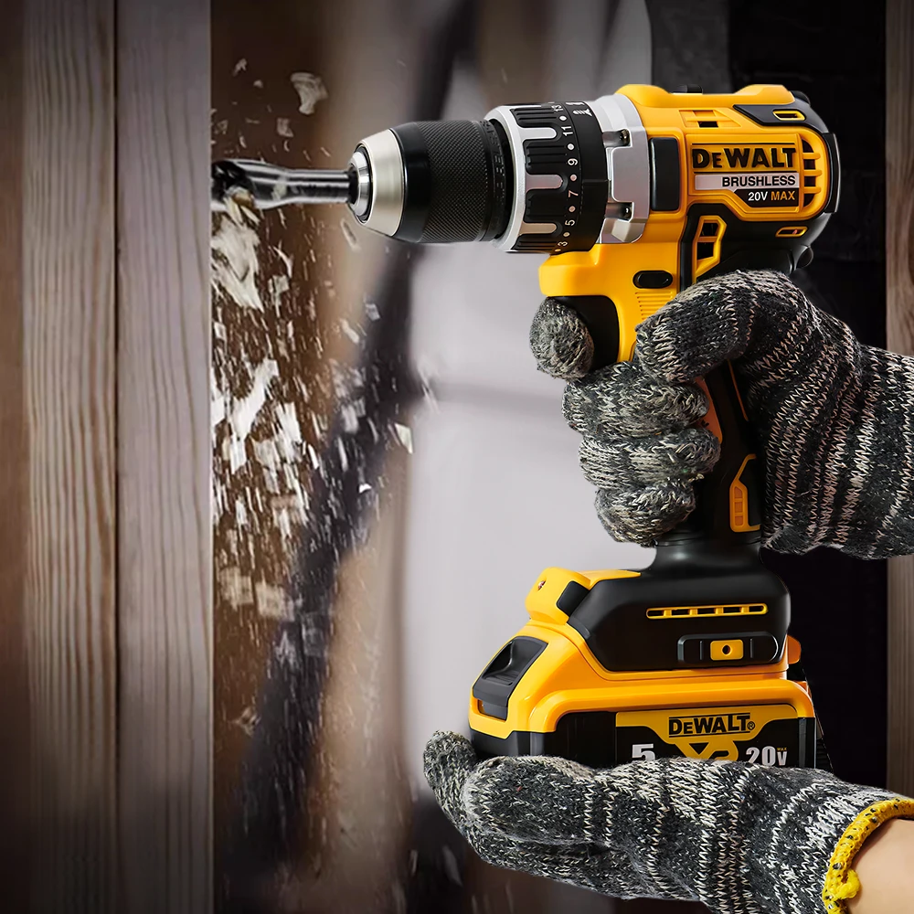 DeWalt Screwdriver 20v Brushless Lithium Battery Charging Electric Hand Drill 13mm Pistol Drill Electric Screwdriver Tool Dcd796 2