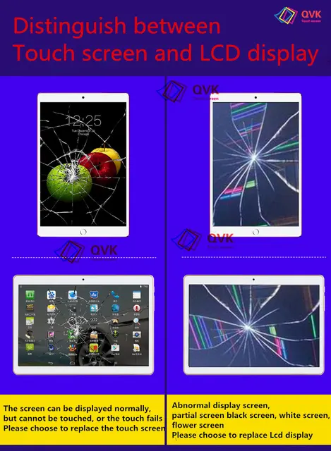 Per ZIOVO Z138 Bambini Display LCD Pannello Touch Screen Scrtura A Mano Digizer Sensore Multouch Parti Di Ricambio Per ZIOVO Z138