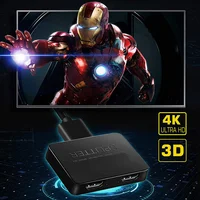 1x2 4K HDMI-Compatible Splitter Switch 1 in 2 Out Video Distributor Amplifier Dual Display for Box PC Monitor Projector Laptop - Image 2