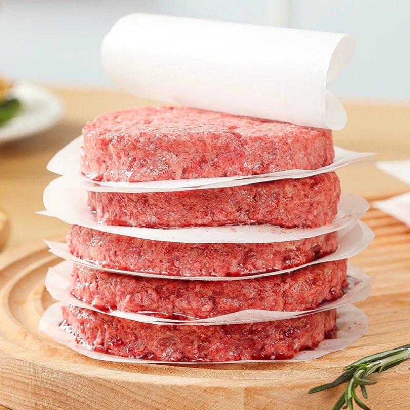 100Pcs/Lot Hamburger Press Patties Papers Patty Oil Paper