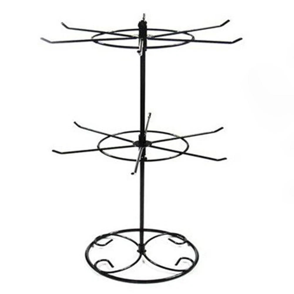 

Double Layer Rotating Jewelry Rack Removable And Reinstallable Important Use