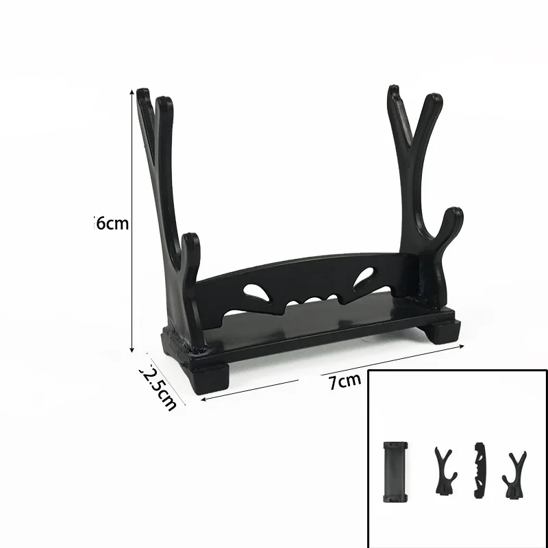 Black Holder Display Stand Cartoon Comic Show Sword Acrylic Bracket Rack Collection Household Shelf Organizer Home Decor Tools