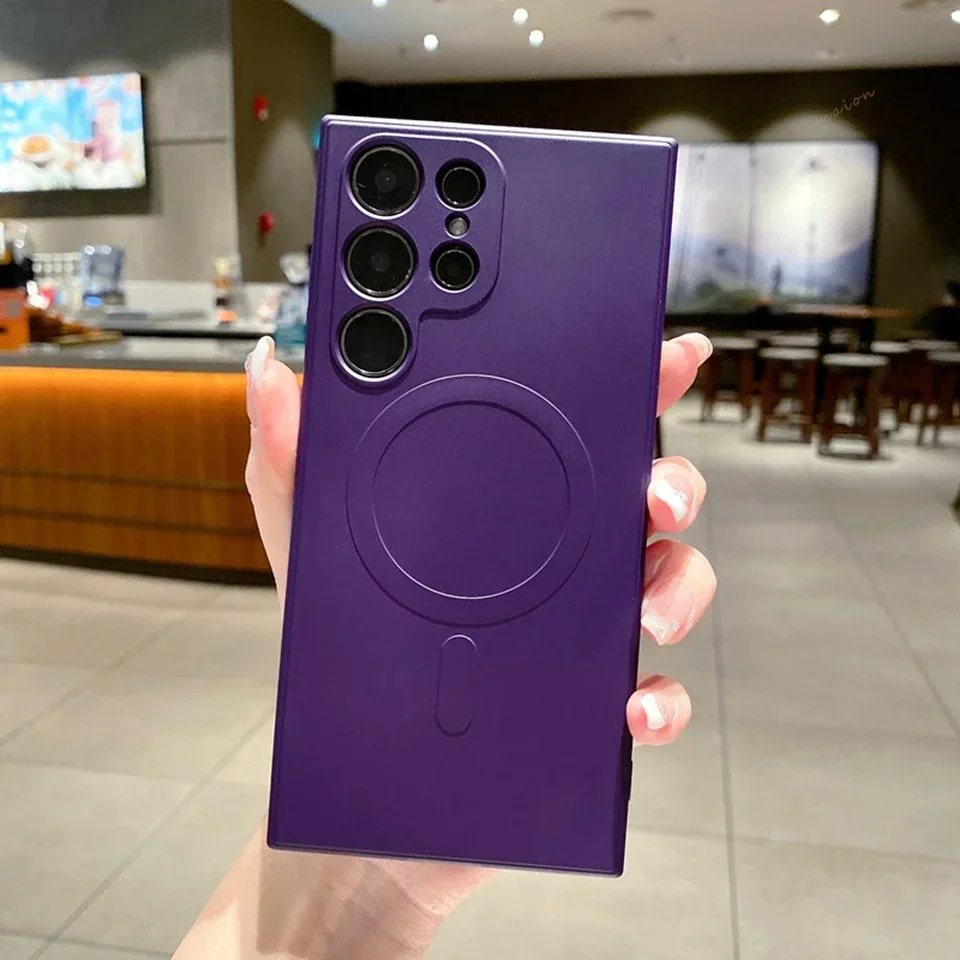 Liquid Silicone Magnetic Case with Soft Lens Protector - Slim & Lightweight Design