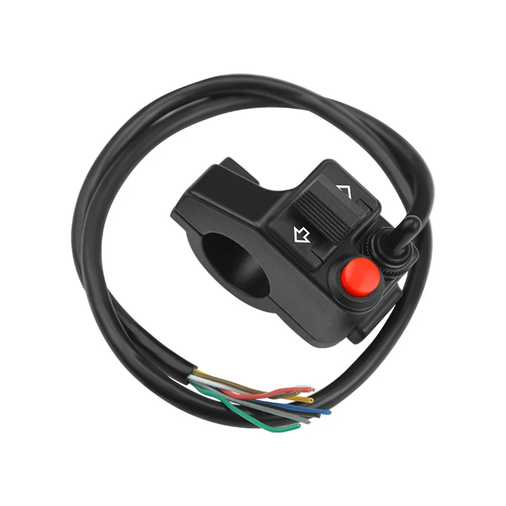 

12V Motorcycle Switch Handlebar Switch Electric Bike Scooter Horn Turn Signals On/Off Button Light Switch Motorcycle Accessories