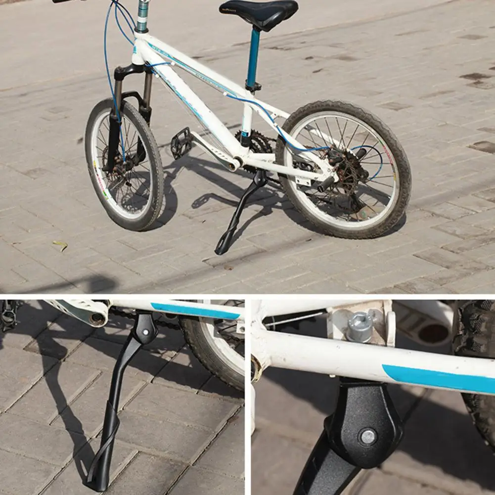 Wsparcie boczne roweru rower Parking Kick MTB kolarstwo Kickstand noga stojak rower podpórka boczna jazda na rowerze części akcesoria rower Mtb