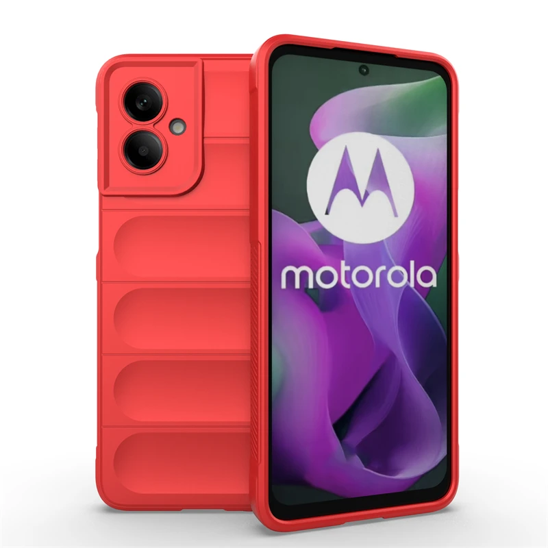 Custodia per telefono Moto G55 5G, custodia trasparente antiurto con paraurti in TPU, cover robusta per Motorola Moto G35 5G, custodia protettiva  202192403