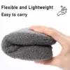 Shevalues Teddy Fleece Slippers Women Curly Fur Winter Slippers  Fluffy Loafer Slippers Soft Rubber Sole Women Home Cotton Shoes 4