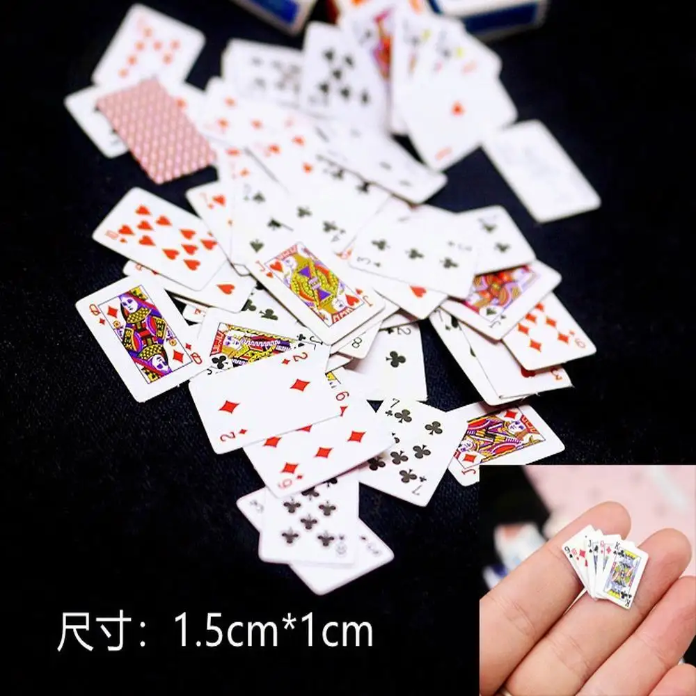 Tanio Śliczne MINI miniaturowe gry Poker MINI karty sklep