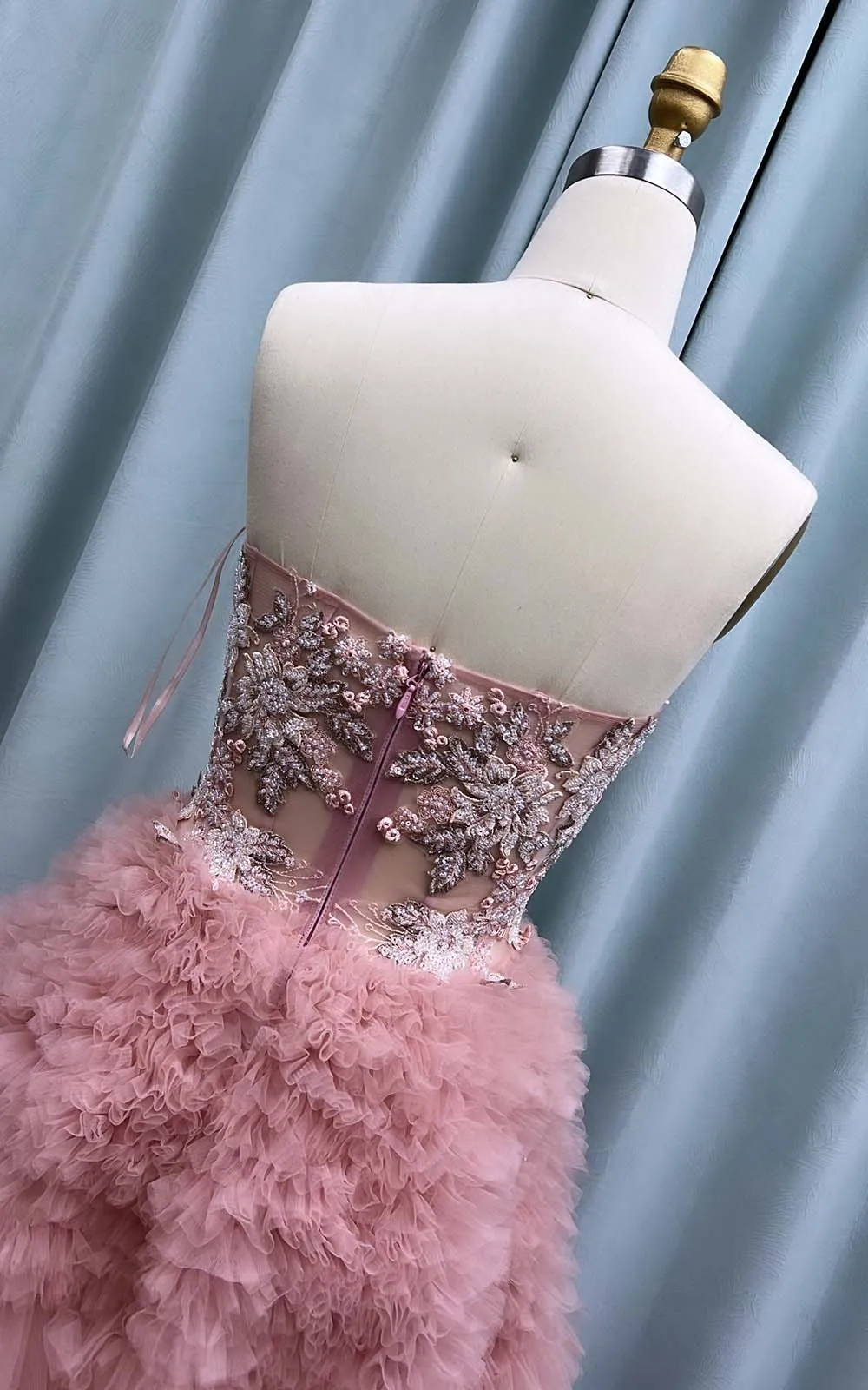 slim fit dress slacks Modest Blush Pink Long Sleeves Quinceanera Ball Gown Prom Dress Home Coming Dress Sweet Sixteen Dress X023 Custom Size / Other main image 0