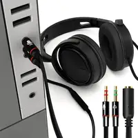 Headphone Microphone Audio Converter Splitter For Computer 3.5mm Female To 2 Dual 3.5mm Male Headphone Mic Audio Y Splitter 5