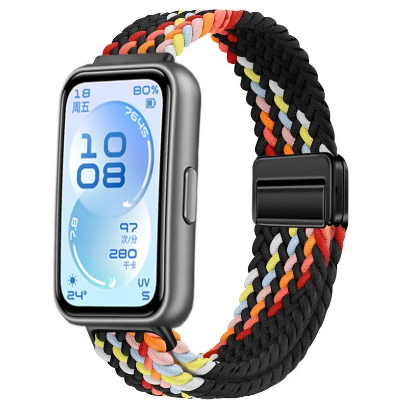 Braided Nylon Magnetic Buckle Adjustable Strap