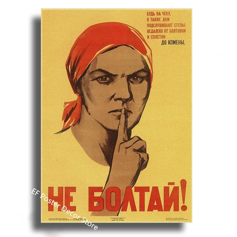 Vintage Stalin Ussr Cccp Poster Poster Aesthetic Prints And Posters Wall Art Retro Painting Home Room Cafe Club Dorm Wall Decor Peckshirt