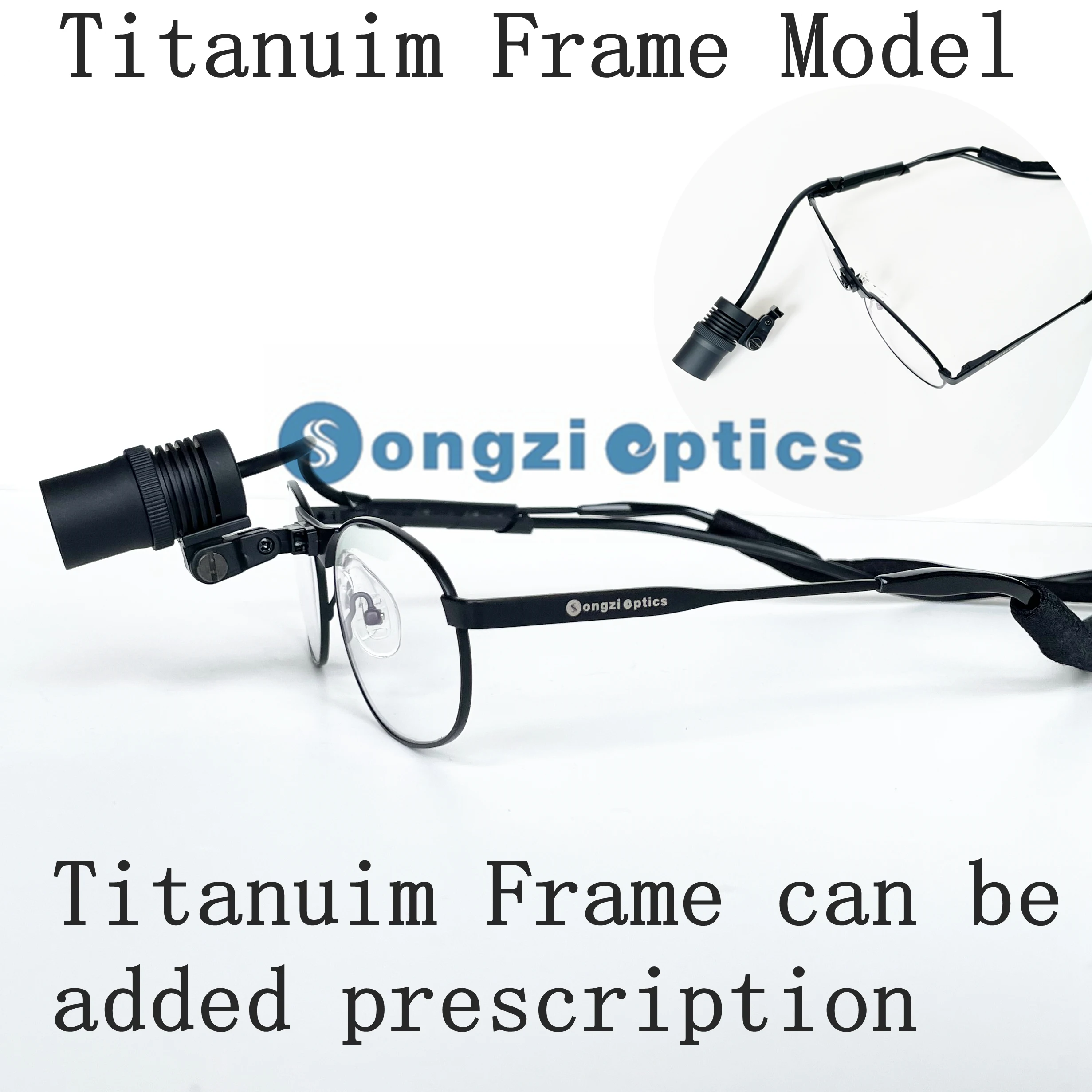 Songzi Optics 최대 90,000 럭스 @ 20cm SZ09 클립 업 외과 치과 헤드라이트, 의료용 헤드램프, 10 시간 배터리