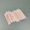 300PCS Short Wood Handle Small Pointed Tip Head Cotton Swab Eyebrow Tattoo Beauty Makeup Color Nail Seam Dedicated Dirty Picking 5