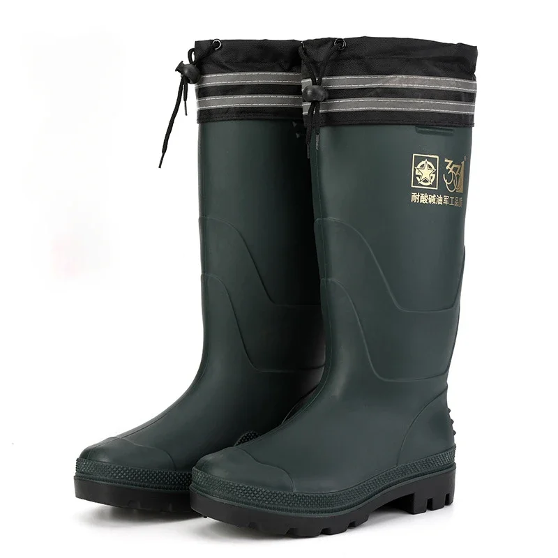 FishingWaderswithWaterproofandAntiSlipRubberBootsforFishing