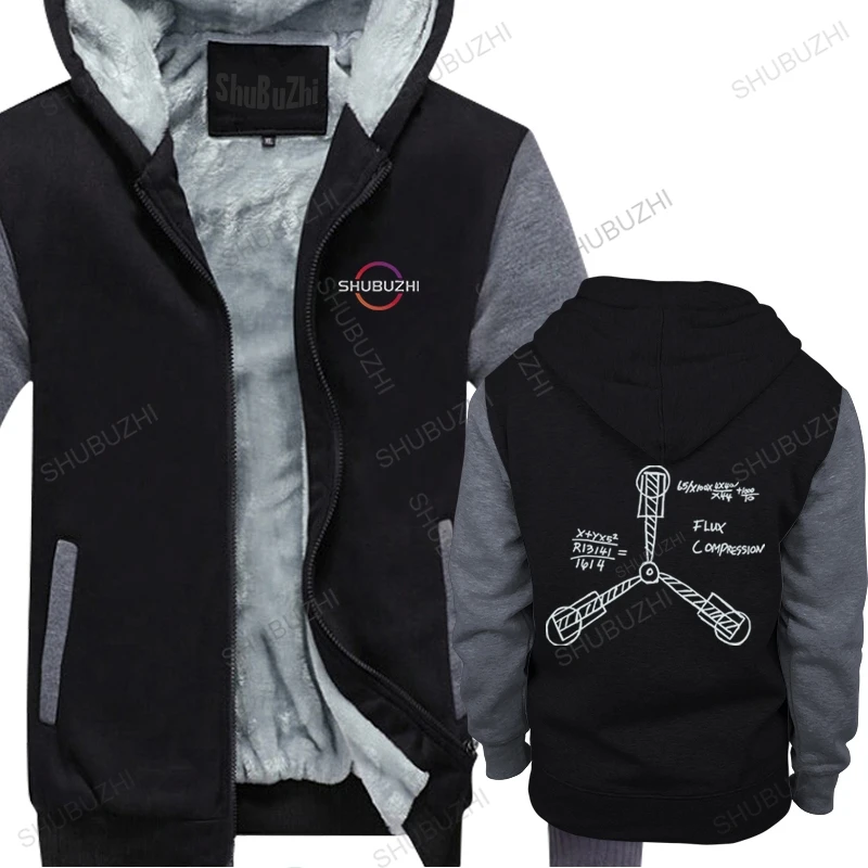 

new brand cotton man fleece hoody winter jacket Back to the Future Formula warm coat pullover mans shubuzhi hooded sweatshirt