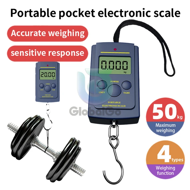 Fish Weighing Scales Mini Digital Scale for Fishing Luggage Travel  Weighting Steelyard Hanging Electronic Hook Scale - AliExpress