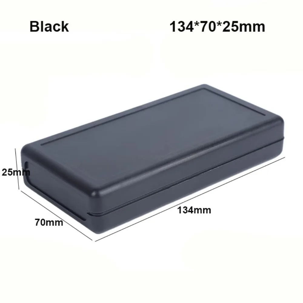 Durable Waterproof ABS Plastic Enclosure Box - Multi-Style Electronic Storage Case in White & Black