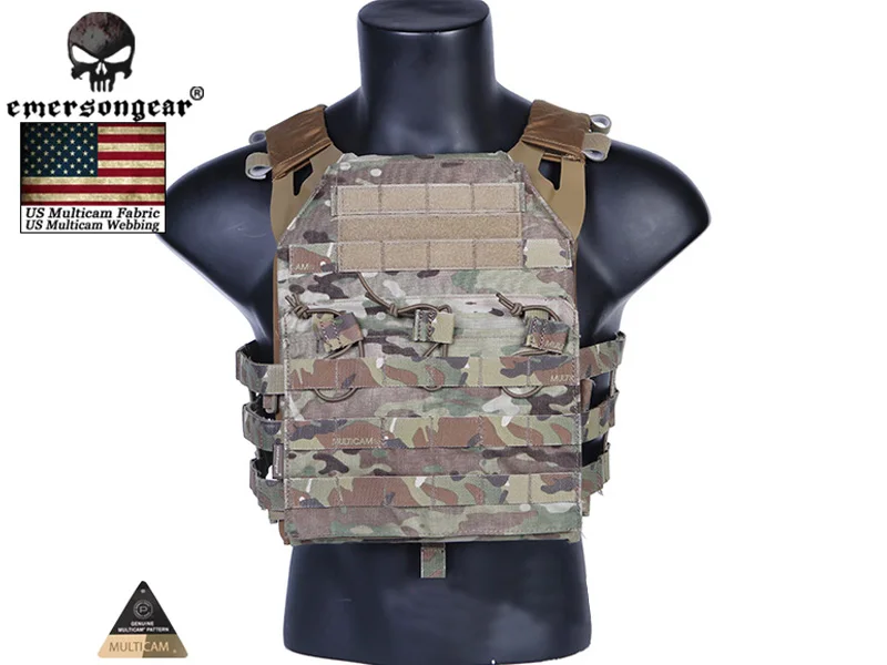 Emerson Molle JPC 전술 조끼, 군용 페인트볼 사냥 조끼, 가슴 보호 플레이트 캐리어 조끼, 간체 버전