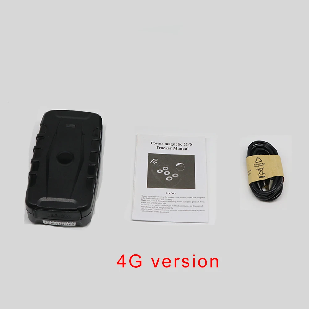 2025 New 4G GPS Car Alarm 4G GPS Tracker Car 20000mA 4G GPS Locator 20000mAh Waterproof IP67 4G GPS Tracker Auto Magnet Free APP