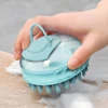 Pet Dog Cat Bath Brush 2-in-1 Pet SPA Massage Comb Soft Silicone Pet Shower Hair Grooming Cmob Dog Cleaning Tool Pet Supplies 4