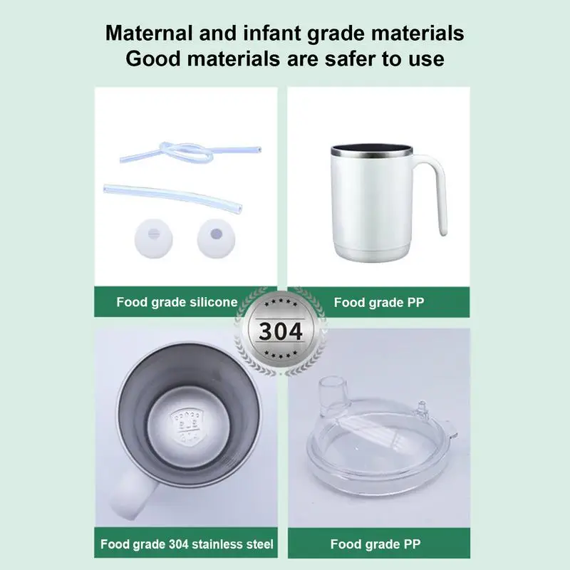 Silicone Adult Sippy Cups For Elderly Spill Proof Drinking Cup With Straw For Disabled Patient Adult Sippy Cup With Handle