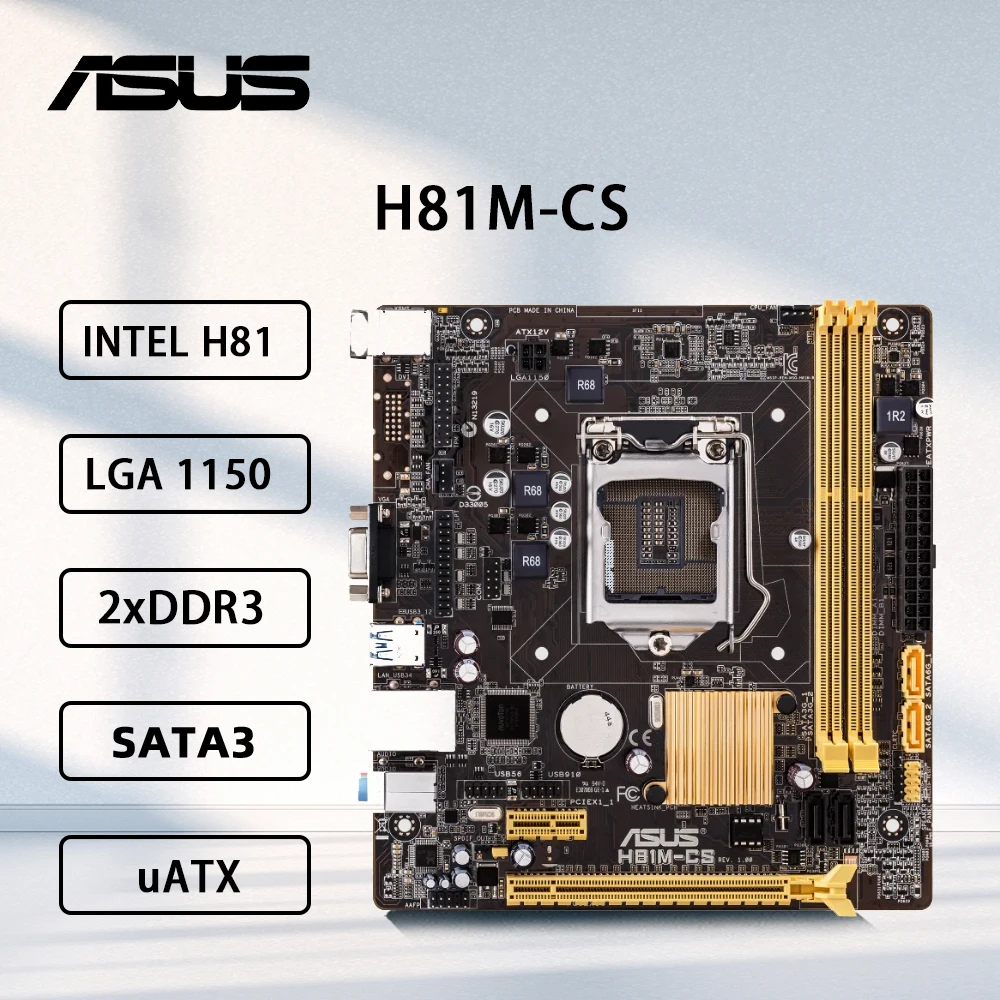 4th Generation H81mcs Motherboard I3 4th Gen Asus H81mcs