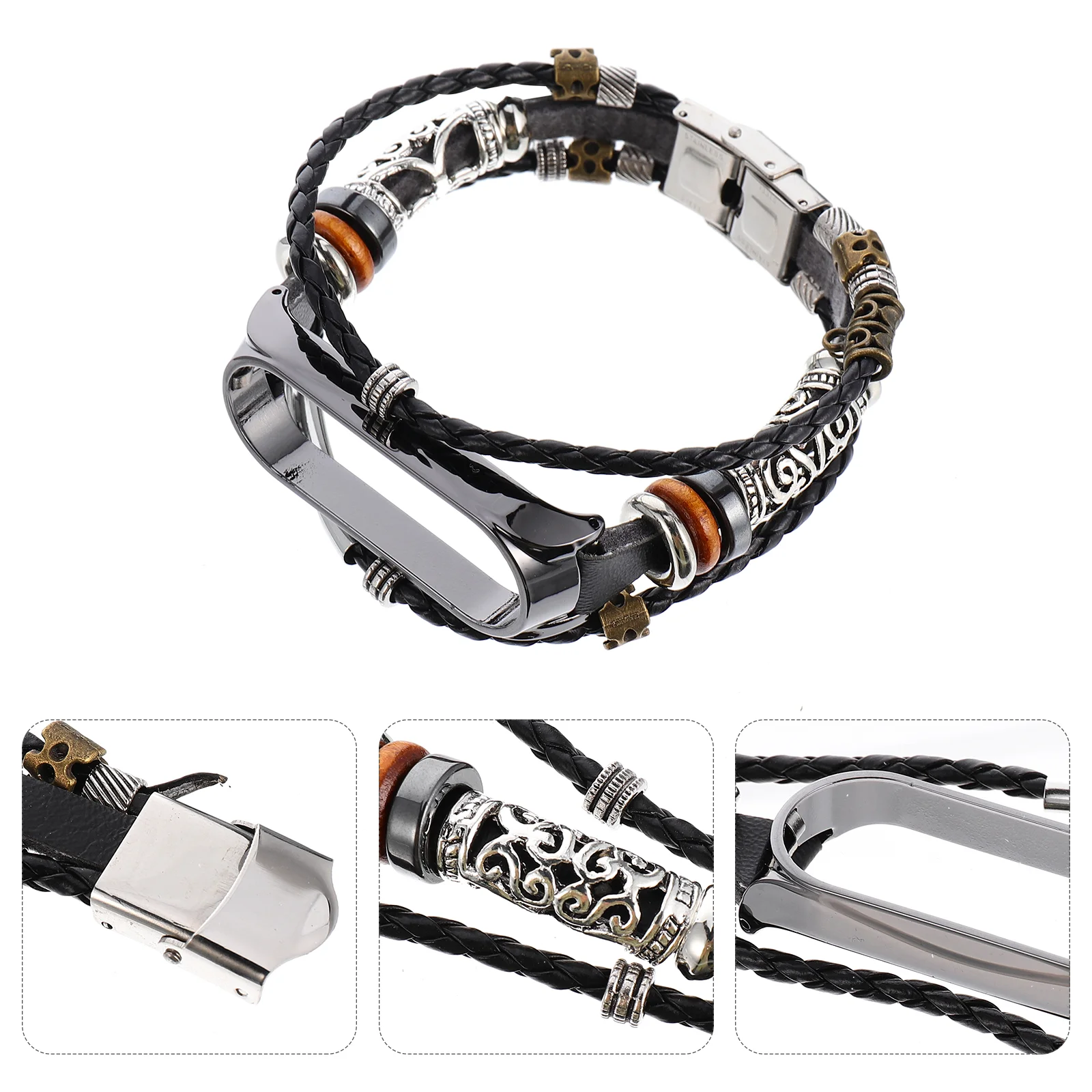 

Wristband Strap Compatible for Mi Watch Bracelet Replacement Zinc Alloy with