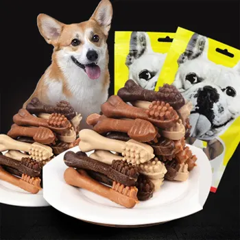 30 Pcs/lot Pet Dogs Snacks Molar Sticks Toothbrush Bone Design for Removing Oral Odor Cleaning Teeth Fit for Dogs Above 2