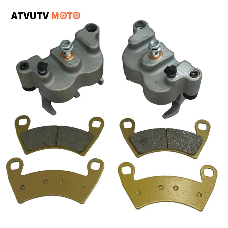 

1 пара левый правый Тормозной суппорт с колодками для ATV Polaris Ranger RZR 500 700 800 900 4X4 RS1 GEM General Military Ranger