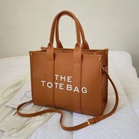 The tote bag For Women Crossbody Female Handbag New Solid Words Lette Leisure Large Bag,Luxury Fashion bag,designer bag for PU