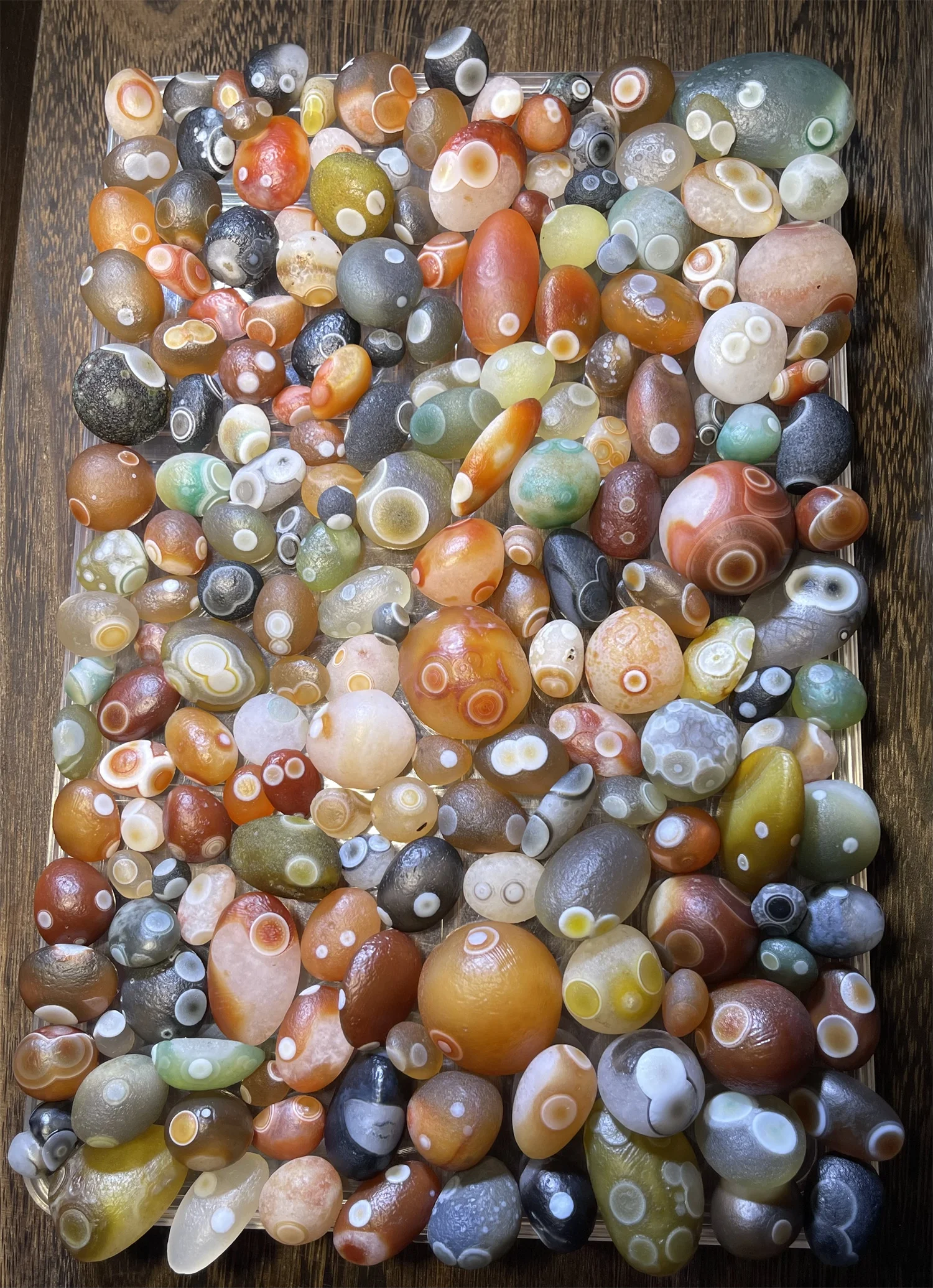 0.5kg/lot Gobi Agate Wisdom Sky Eye Beads Rare special Miraculous strong energy amulet Collectibles Non-porous Limited edition