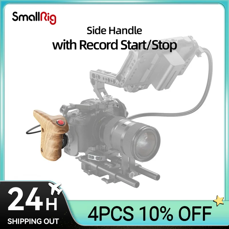 

Розетка SmallRig с боковой ручкой для SONY, для FUJIFILM, для камеры Panasonic, с записью, старт/стоп, дистанционный триггер 3324