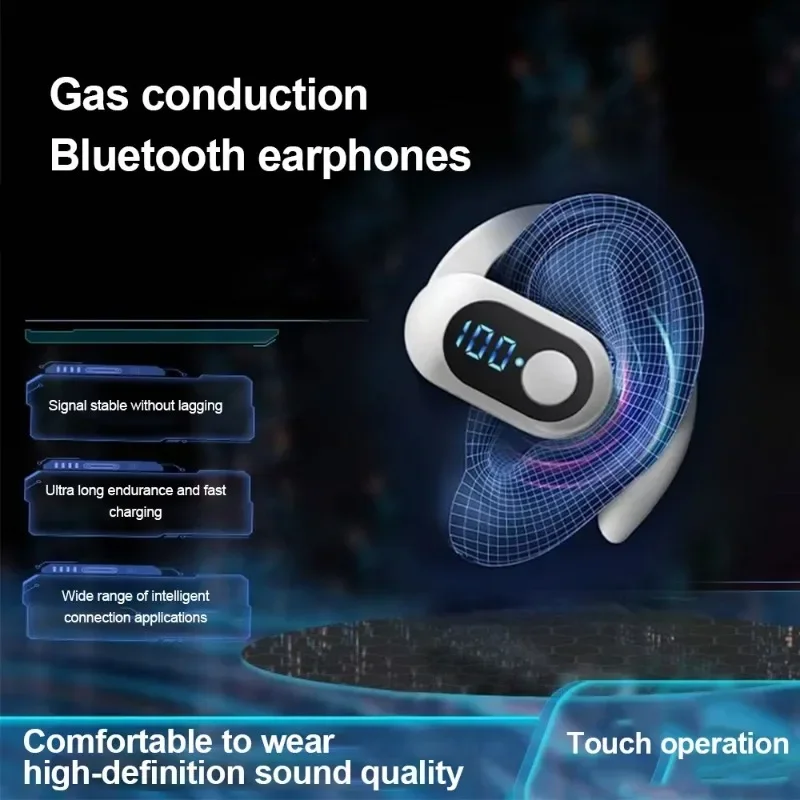 Bluetooth 5.3 Headphone TWS Wireless Ear Hook Earphone HiFi Stereo Noise Reduction Headset Waterproof Earbud for Huawi Xiami 3